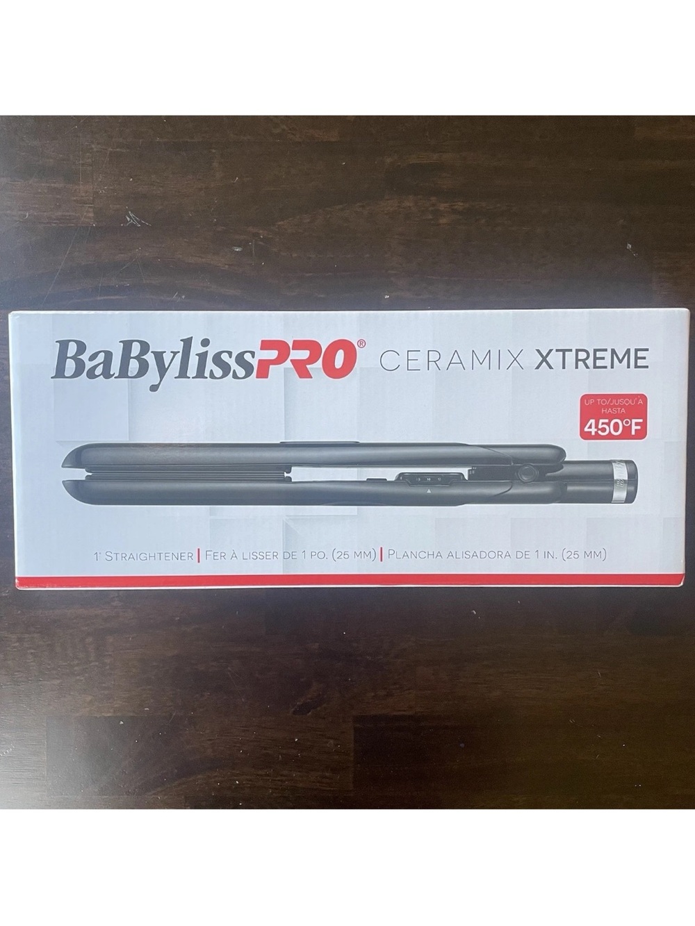 BaByliss PRO Ceramix Xtreme Ceramic 1” Straightener Flat Iron Black Professional